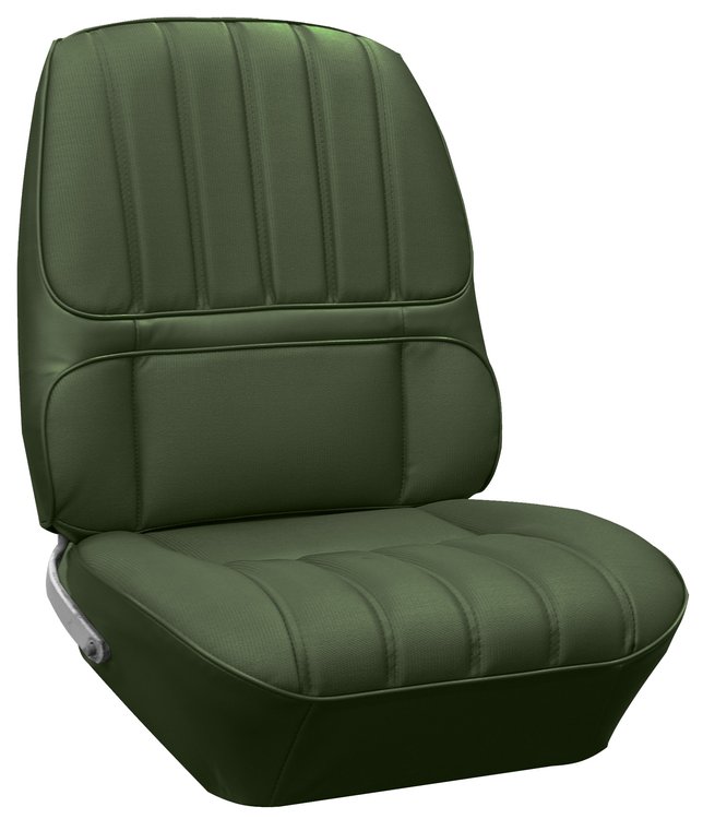 AA70GCD0010460G 70 CAMARO DELUXE BUCKET SEAT UPHOLSTERY - METALLIC GREEN