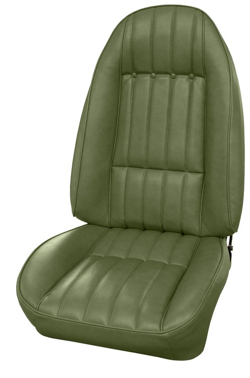 AA71GCS0010415G 71 CAMARO FRONT BUCKETS STANDARD - JADE GREEN