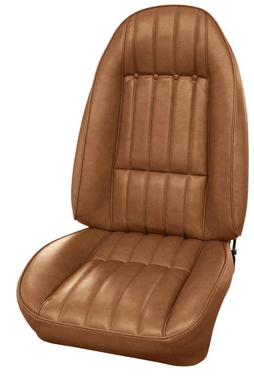 AA73GCS0010685G 73 & 75 CAMARO FRONT BUCKETS STANDARD - SADDLE