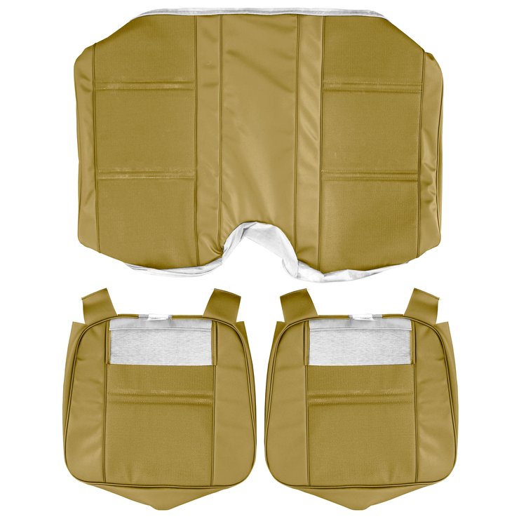 AA74GCD0040687G 74 CAMARO TYPE LT REAR SEAT UPHOLSTERY - SADDLE