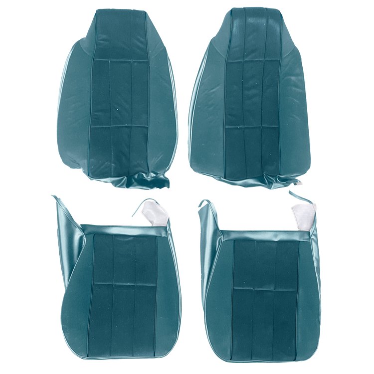 AA76GCDC010302G 76 CAMARO TYPE LT CLOTH BKT UPHOLSTERY - BLUE EMPRESS/BLUE