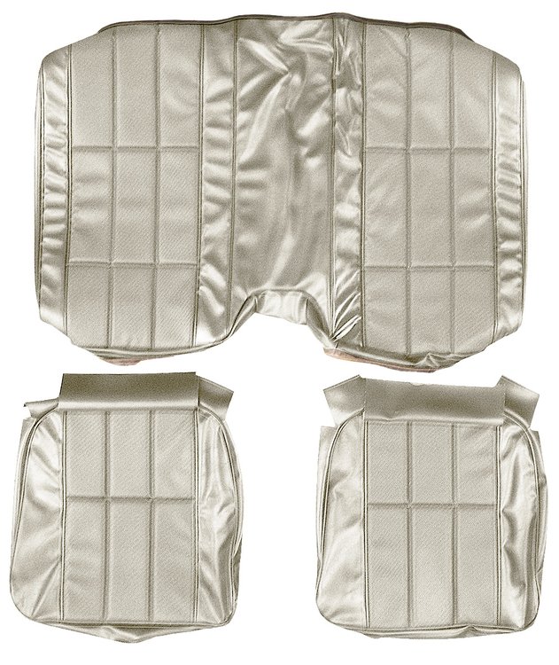 AA77GCD0040209G 77 CAMARO TYPE LT REAR SEAT UPHOLSTERY - WHITE