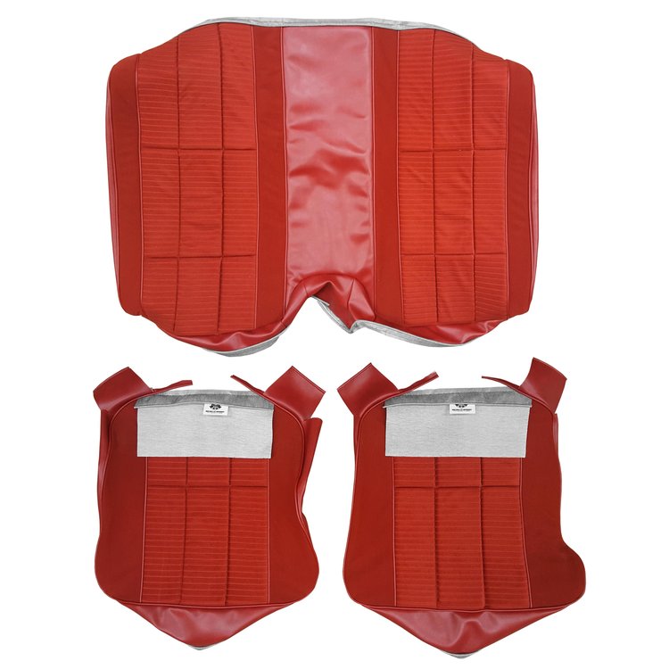 AA77GCDC040537G 77 CAMARO TYPE LT CLOTH REAR UPHOL- FIRETHORN RIBBED/FIRETH