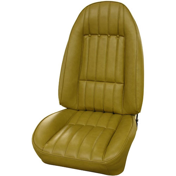 AA77GCS0010684G 77 CAMARO FRONT BUCKETS STANDARD - BUCKSKIN