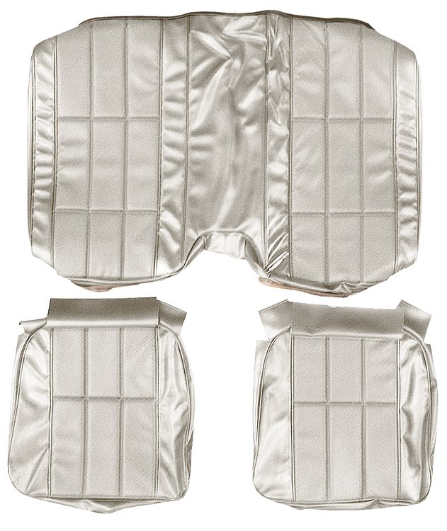 AA78GCD0040209G 78 CAMARO TYPE LT REAR SEAT UPHOLSTERY - WHITE