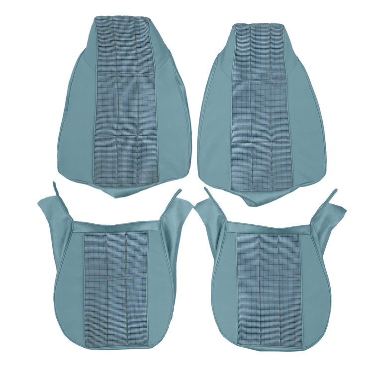 AA78GCDC010351G 78 CAMARO TYPE LT CLOTH BKT UPHOL - BLUE PLAID/LIGHT BLUE