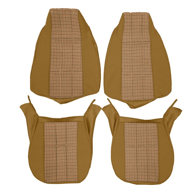 AA78GCDC010719G 78 CAMARO TYPE LT CLOTH BKT UPHOL - CAMEL PLAID/CAMEL TAN