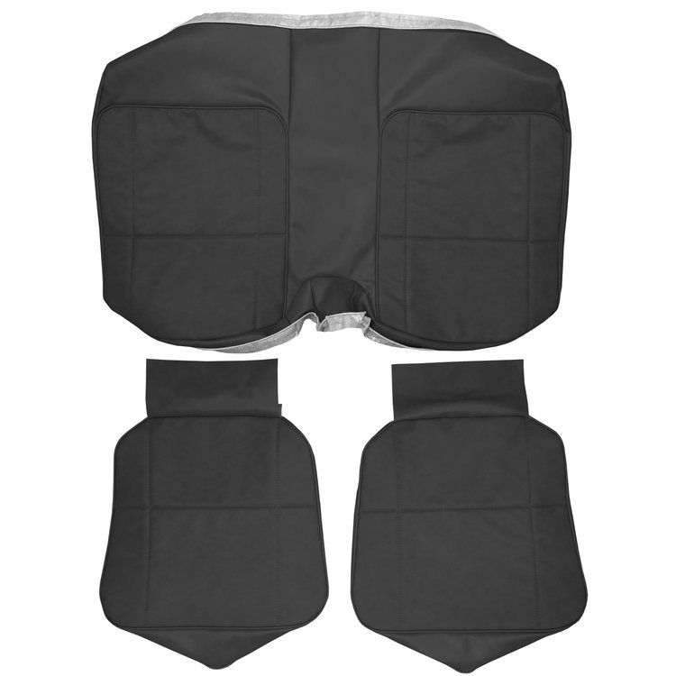 AA79GCD0040100G 79 CAMARO/BERLINETTA REAR SEAT UPHOLSTERY - BLACK