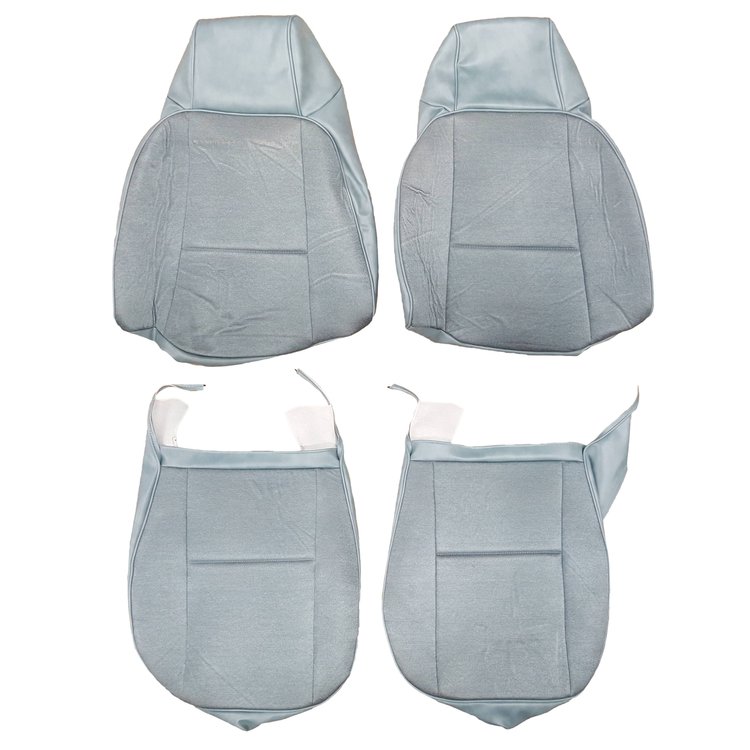 AA79GCDC010353G 79 CAMARO/BERLINETTA CLOTH BKT UPHOL - BLUE RIBBED/LIGHT BLUE
