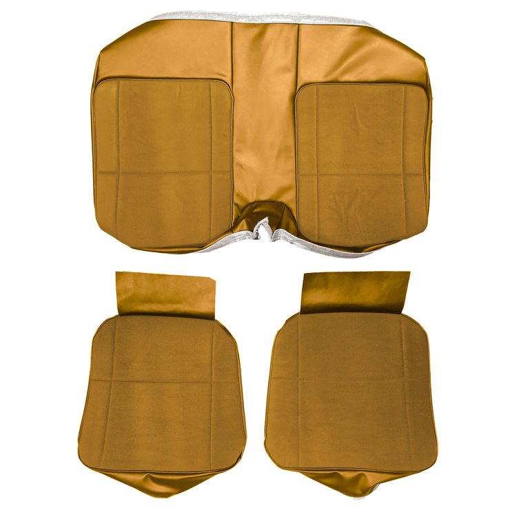 AA79GCDC040721G 79 CAMARO/BERLINETTA CLOTH REAR UPH - CAMEL RIBBED/CAMEL