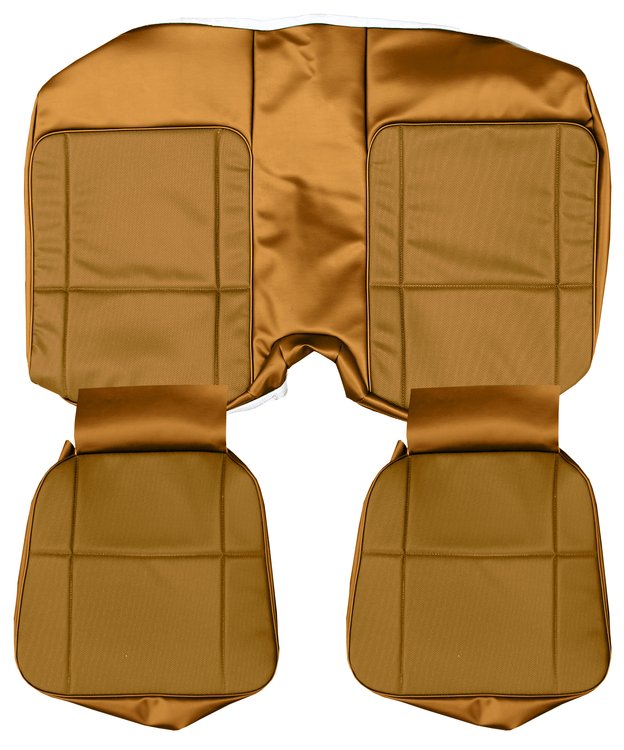 AA80GCDC040620G 80 CAMARO/BERLINETTA CLOTH REAR UPH - CAMEL RIBBED/CAMEL