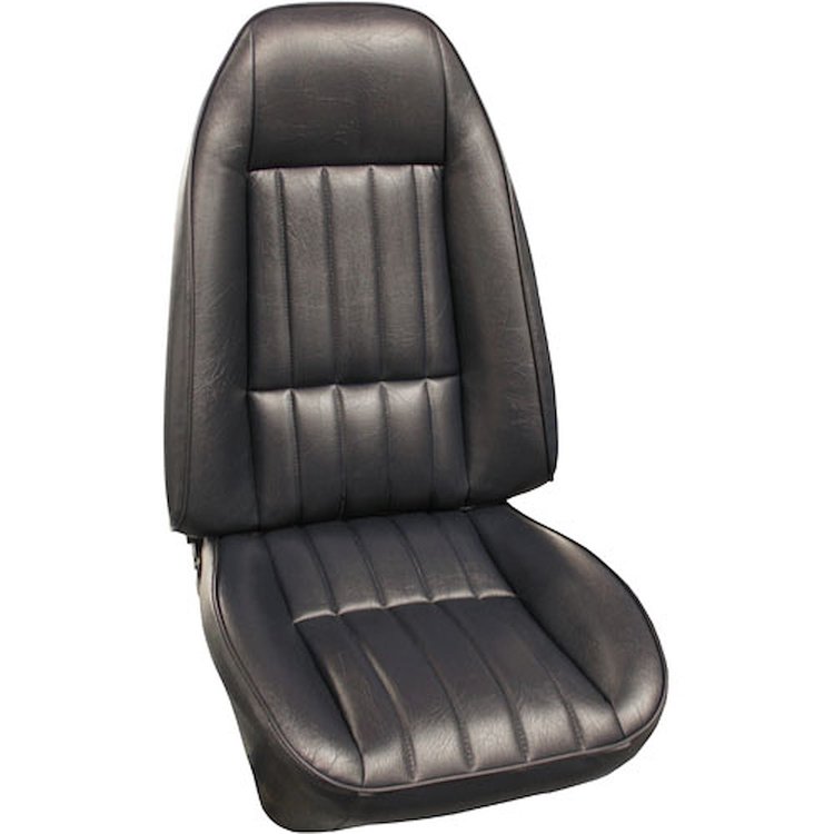 AA80GCS0010100G 80/81 CAMARO FRONT BUCKETS UPHOLSTERY STANDARD - BLACK