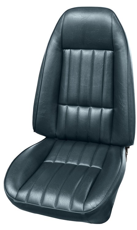 AA80GCS0010366G 80/81 CAMARO FRONT BUCKETS STANDARD - DARK BLUE
