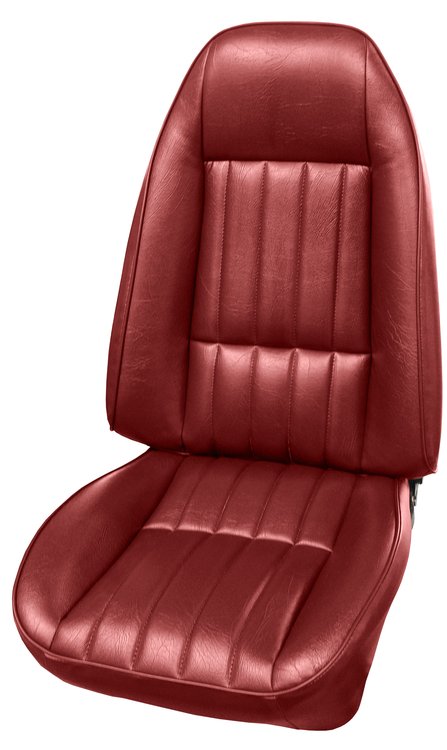 AA80GCS0010504G 80 CAMARO FRONT BUCKETS STANDARD - CARMINE
