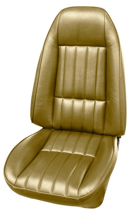 AA80GCS0010671G 81 CAMARO FRONT BUCKETS STANDARD - CAMEL TAN