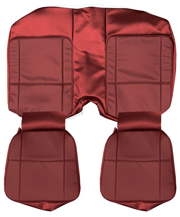 AA81GCDC040550G 81 CAMARO/BERLINETTA CLOTH REAR UPH - RED CLOTH/RED