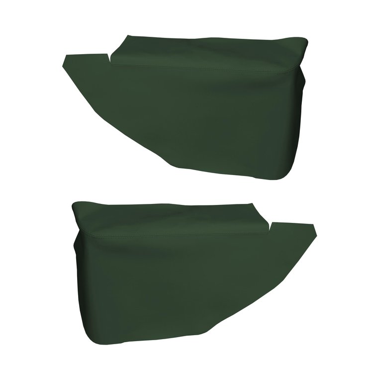 AW67GCF0048469G 69 GM F-BODY HTP ARMREST/ ASHTRAY COVERS - DK MET GREEN