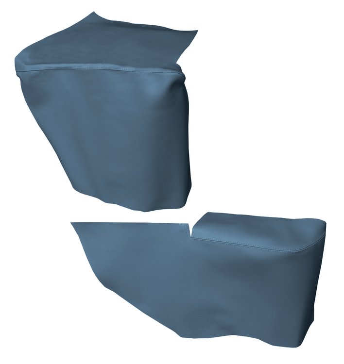 AW67GCF0056331G 68 GM F-BODY CONVERTIBLE WELL/ ARMREST COVERS - BLUE
