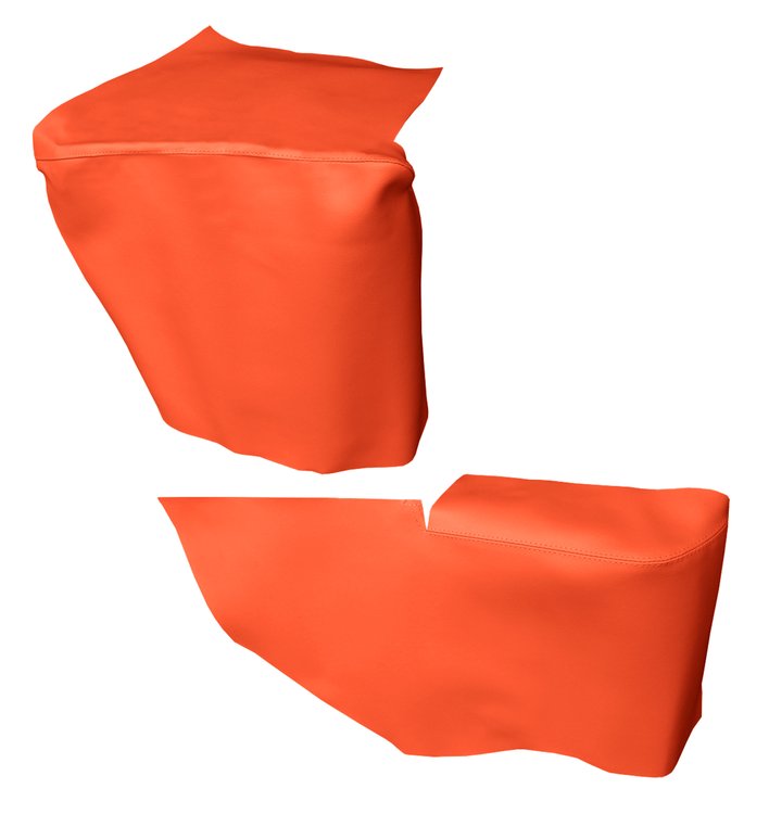 AW67GCF0056500G 69 GM F-BODY CONVERTIBLE WELL/ARMREST COVERS - ORANGE