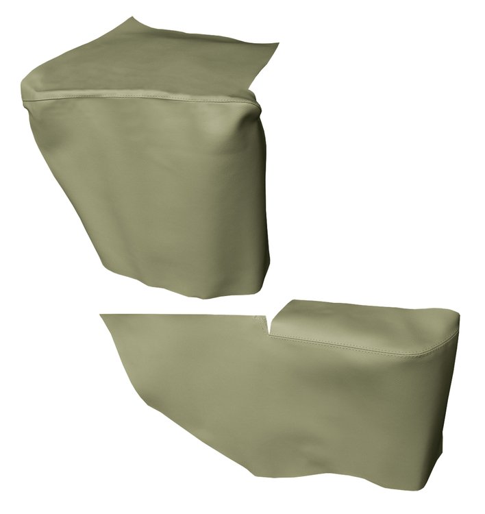 AW67GCF0056645G 68 GM F-BODY CONVERTIBLE WELL/ ARMREST COVERS - WILLOW GOLD