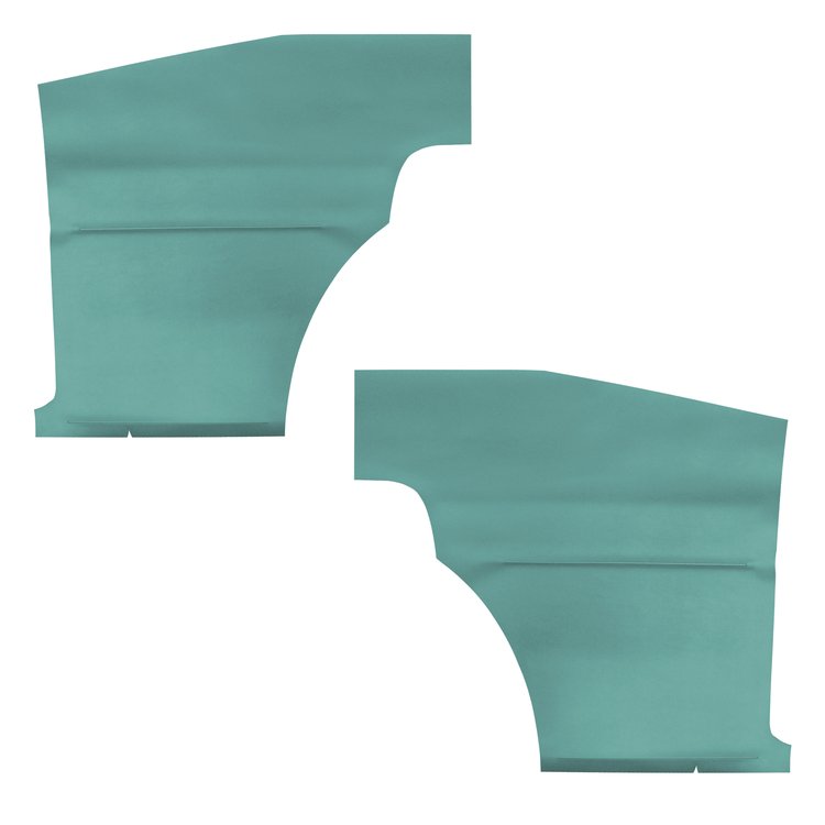 DO67GCD0048424G 67 CAMARO FIXED & F/D HTP REAR PANELS DELUXE - MET TURQUOISE