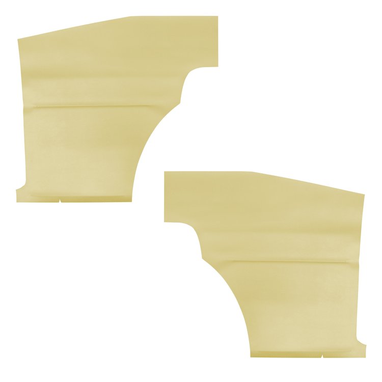 DO67GCD0048640G 67 CAMARO FIXED & F/D HTP REAR PANELS DELUXE - PEARL YELLOW