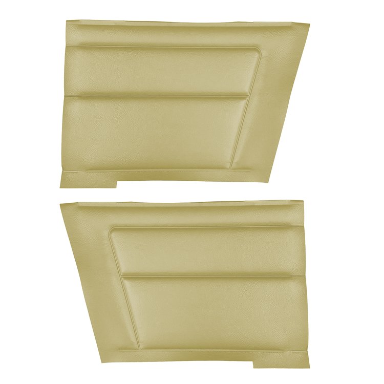 DO67GCD0056640G 67 CAMARO CNV REAR PANELS DELUXE - PEARL YELLOW