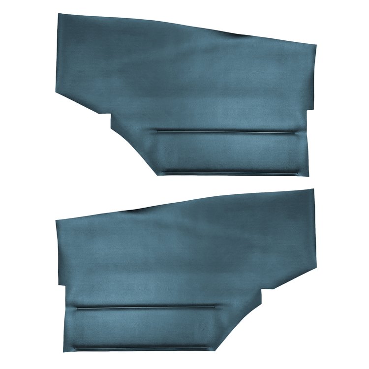 DO68GCD0045331G 68 CAMARO FOLD-DOWN HTP REAR PANELS DELUXE - BLUE