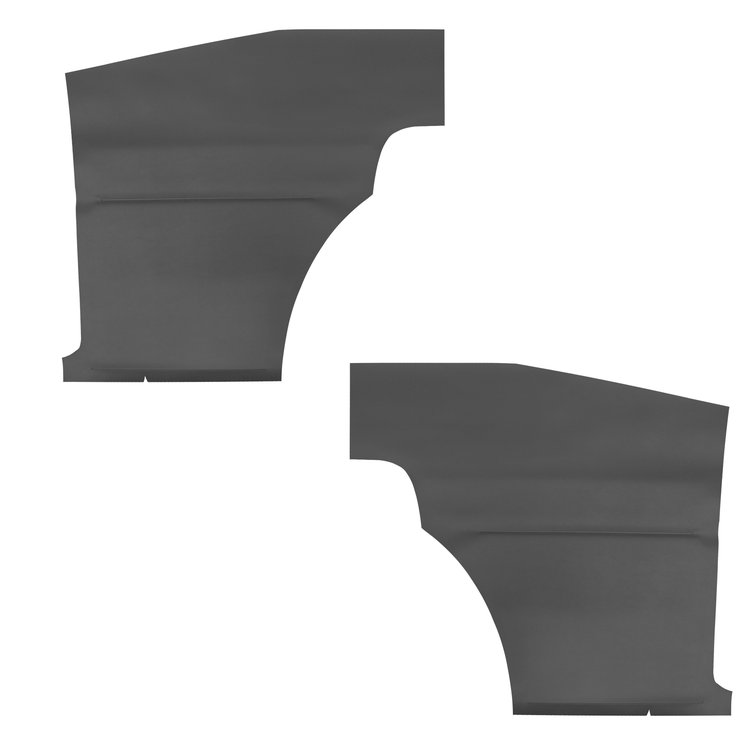 DO68GCD0048100G 68/69 CAMARO FIXED HTP REAR PANELS DELUXE - BLACK