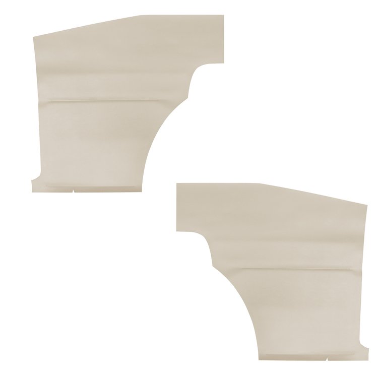 DO68GCD0048204G 68 CAMARO FIXED HTP REAR PANELS DELUXE - MT PARCHMENT