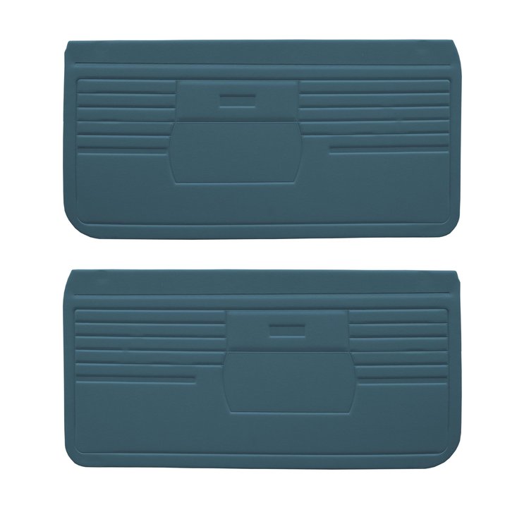 DO68GCS0010331G 68 CAMARO HTP/CNV FRONT DOOR PANELS STANDARD - BLUE