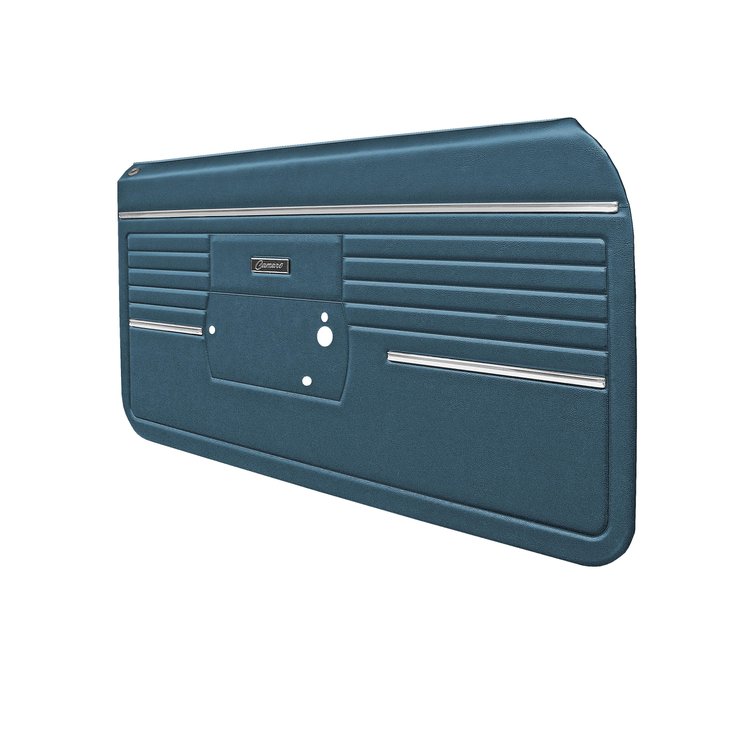 DO68GCS0010331G-PA 68 CAMARO HTP/CNV PRE-ASMBLED DOOR PANELS STD - BLUE