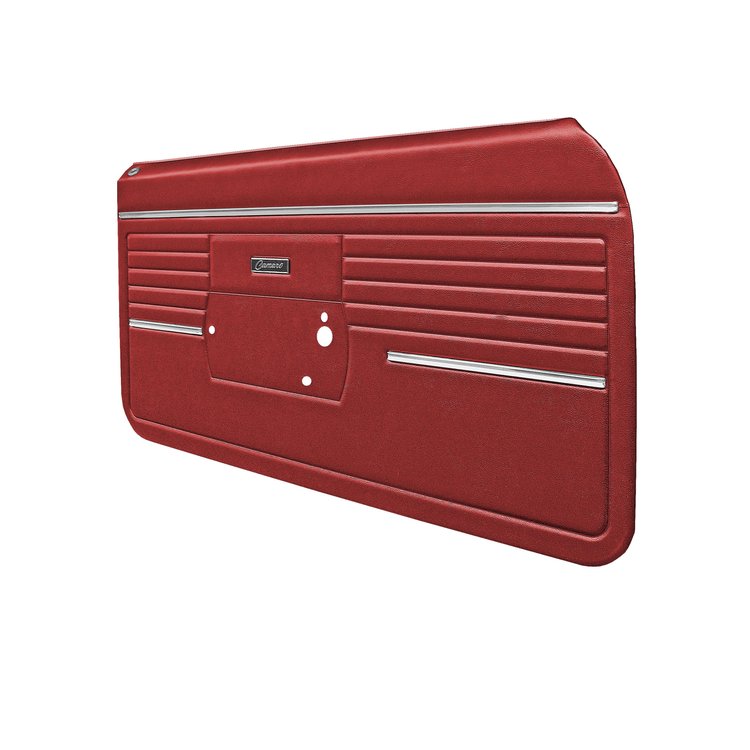 DO68GCS0010501G-PA 68 CAMARO HTP/CNV PRE-ASMBLED DOOR PANELS STD - RED
