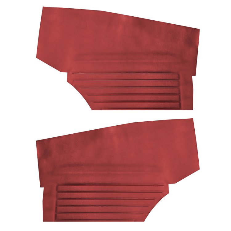 DO68GCS0045501G 68 CAMARO FOLD-DOWN HTP REAR PANELS STANDARD - RED