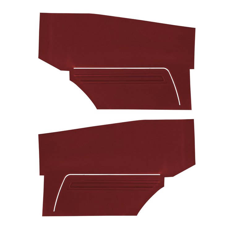 DO69GCS0045511G 69 CAMARO FOLD-DOWN HTP REAR PANELS STANDARD - RED