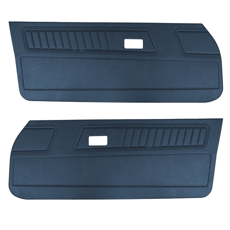 DO70GCS0010380G 71 CAMARO FRONT DOOR PANELS STANDARD - BLUE