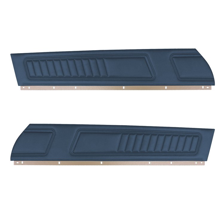 DO72GCS0010380G 72 CAMARO FRONT DOOR PANELS STANDARD - BLUE