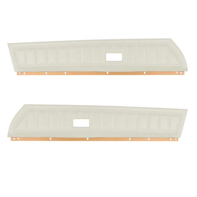 DO73GCS0010209G 75 CAMARO FRONT DOOR PANELS STANDARD - WHITE