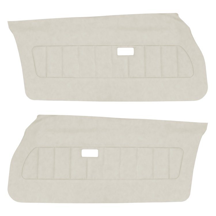 DO77GCD0010209G 77 CAMARO FRONT DOOR PANELS DELUXE - WHITE
