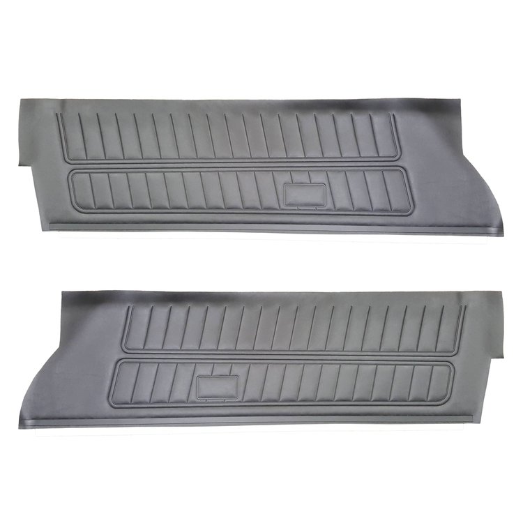 DO77GCS0010100G 77 CAMARO FRONT DOOR PANELS STANDARD - BLACK