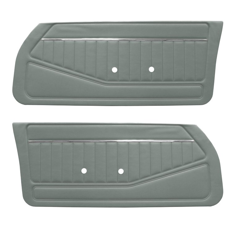DO78GCS0010102G 81 CAMARO FRONT DOOR PANELS STANDARD - SILVER