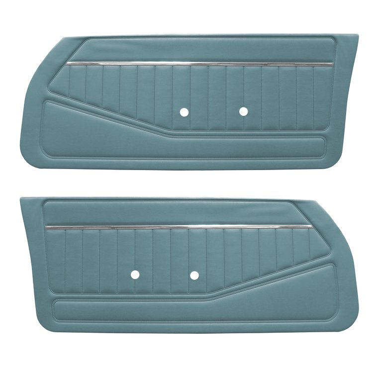 DO78GCS0010319G 79 CAMARO FRONT DOOR PANELS STANDARD - LIGHT BLUE
