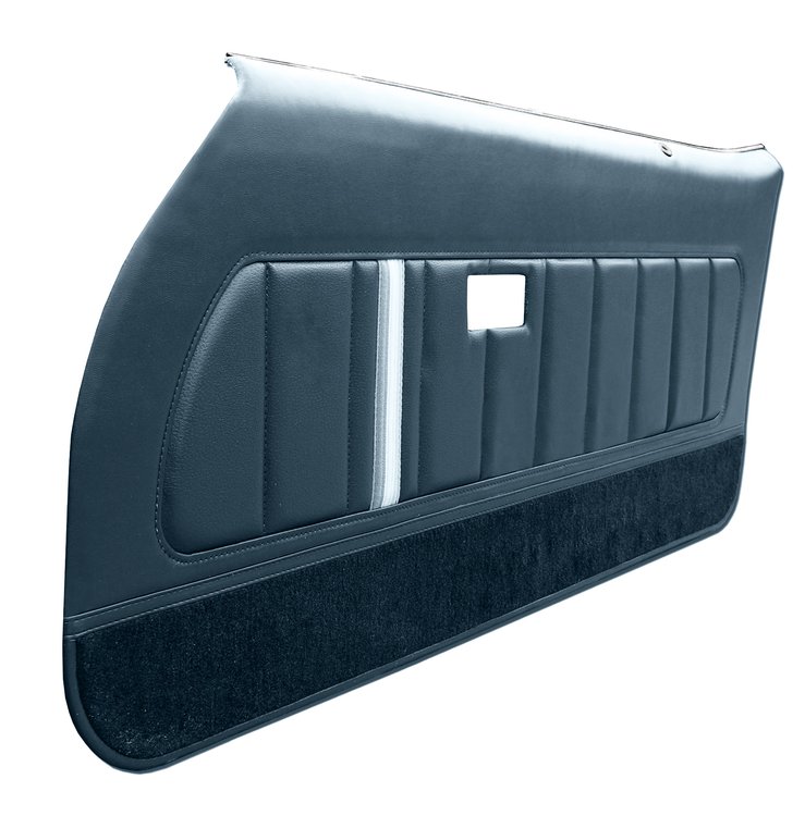 DO80GCD0010366G 80 CAMARO FRONT DOOR PANELS DELUXE - DARK BLUE