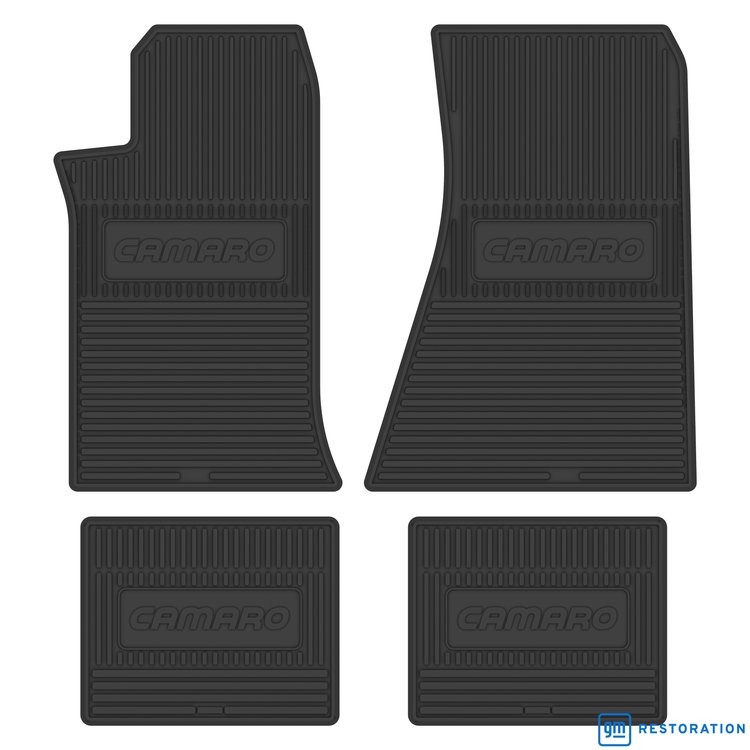 FMCA0004004001 82/84 CAMARO VINYL FLOOR MATS BLACK