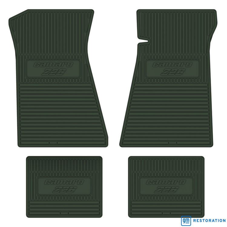 FMCZ0003002057 79/81 CAMARO Z/28 VINYL FLOOR MATS -GREEN