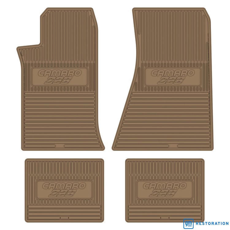 FMCZ0004005023 82/84 CAMARO Z/28 VINYL FLOOR MATS -TAN