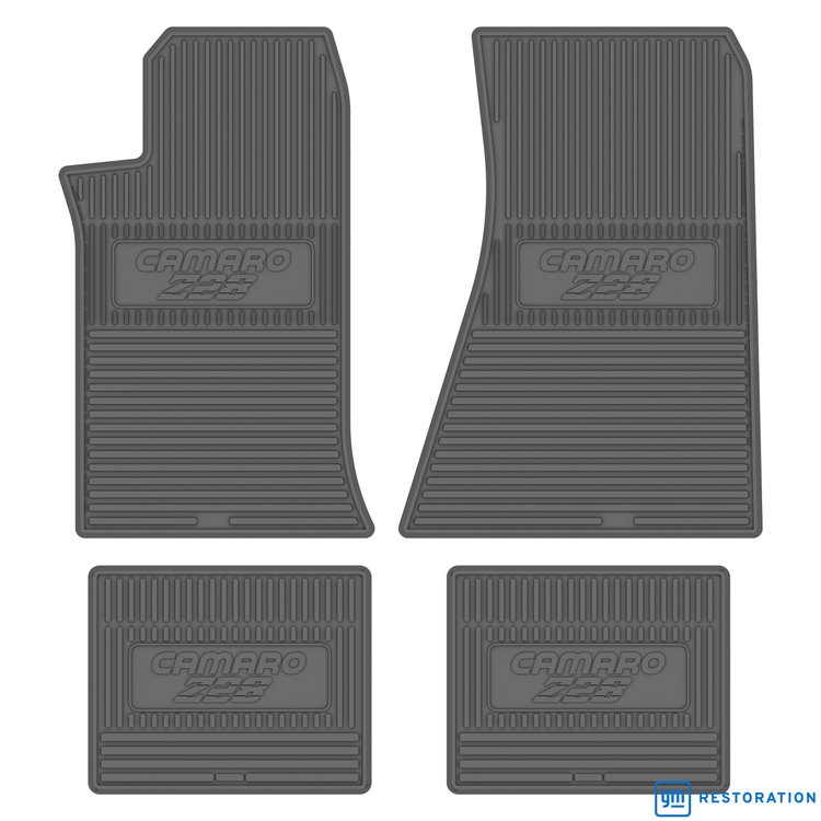 FMCZ0004005079 82/84 CAMARO Z/28 VINYL FLOOR MATS -GREY