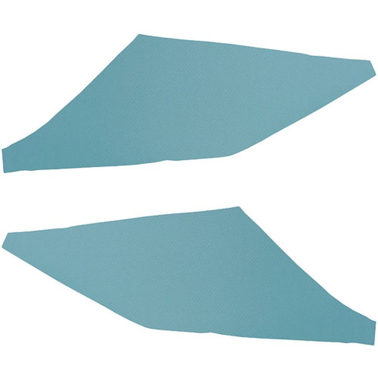 SB67GC50L 67 CAMARO SAIL PANEL BOARDS TURQUOISE LINE DOT