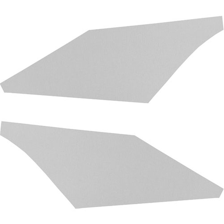 SB68GC02R 68-69 CAMARO SAIL PANEL BOARD WHITE RIBBED