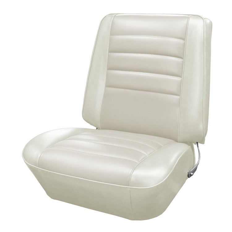 AA65GHE0010220G 65 CHEVELLE/MALIBU BUCKETS - FROST WHITE